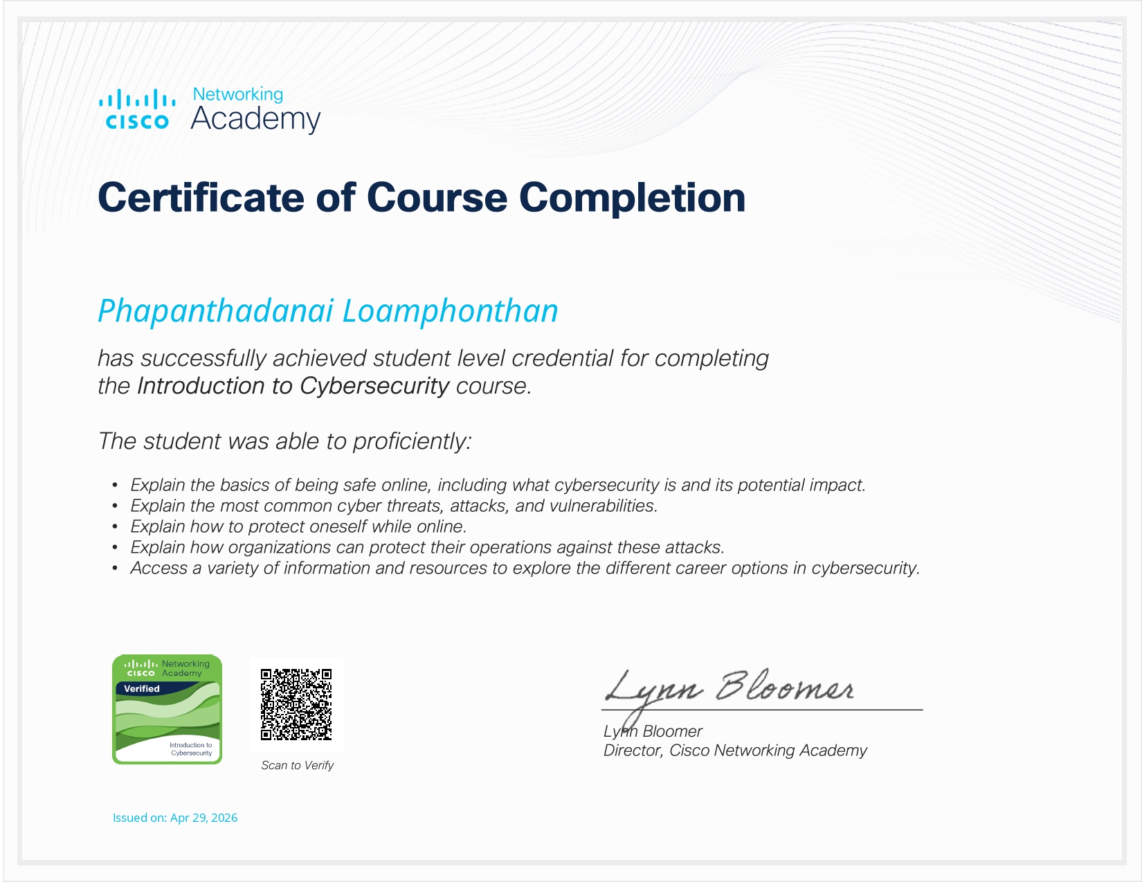 Intro to Cybersecurity